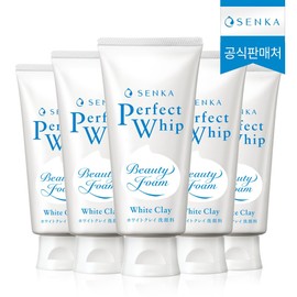 Senka NEW Senka Perfect White Clay 120g x 5 / NEW 센카 퍼펙트 화이트 클레이 120g x 5개