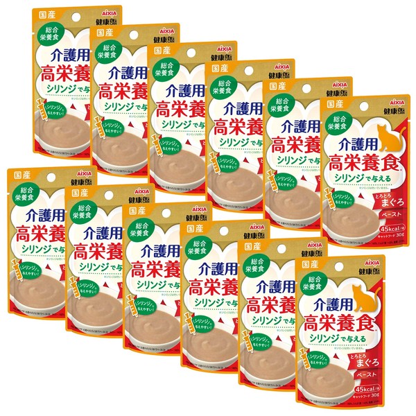 Health Can, Pouch, High Nutrition Food for Nursing Care, Syringe Given, Tuna Paste, Set of 12