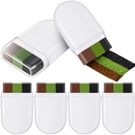 Affrolling 6 Pcs Camo Face Paint Camo Concealment Makeup for Hunting Camouflage Field Adults