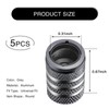 Ajxn 5 PCS Dog Paw Style Tubeless Valve Cover, 0.62"