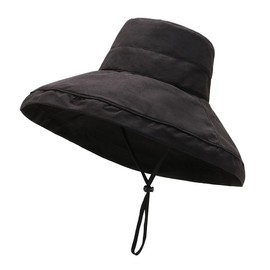 RUNQIU UV Protection Sun Protection Hat, Women's Hat, Wide Brim Hat, UPF 50+, Wide Brim, Small Face Effect, Size Adjustable, UV Protection, Thermal Blocking, Breathable, Folding, Portable, Convenient