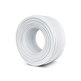 Food Grade 1/4 inch : Tubing produced in approved materials and are recommended for food quality applications (White, 100 Feet)