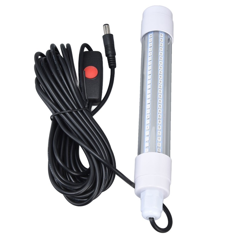 Submersible Fishing Light 16W AC12‑36V 1300lm LED Night Fishing Lure