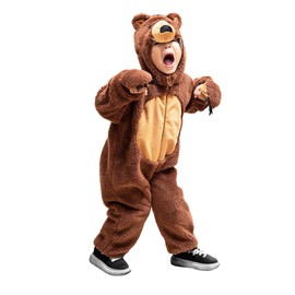 Brown Bear Costume, F67 For Small Children, Babies and Children, Bear Costumes, Carnival Costume, Fancy Dress Costumes, Children’s Kids Costumes, Birthday Gifts, Christmas Present, 116/122, brown