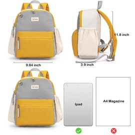 Cute 10 inch mini pack bag backpack for grils children and adult (Multicolor-Gray)