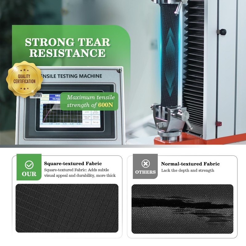 UIRWAY 7.3x15 FT Rectangular Pool Cover with Reflective Strips, Swimming