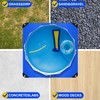 COZYDIG 10x10FT Swimming Pool Ground Cloth,Square Pool Liner Pad for
