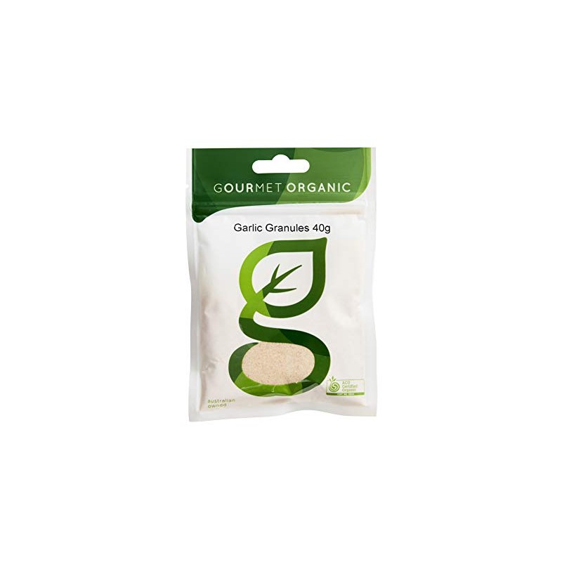 Gourmet Organic Herbs Garlic Granules 40 g Sachet
