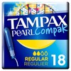 Tampax Compak Pearl Plastic Stamps with Applicator - Regular x