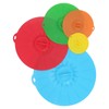 5Pcs/Set Multifunctional Bowl Lid Food Grade Silicone Vacuum Sealing Cover