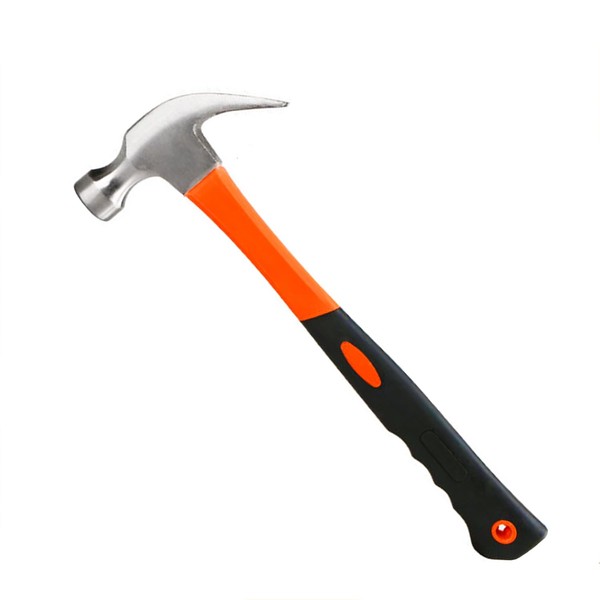 Hammer Steel Masonry Claw Hammers and Fiberglass Handle