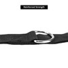 QWORK Fitness Metal Gym Handles with 5 Adjustable D-Ring Buckles