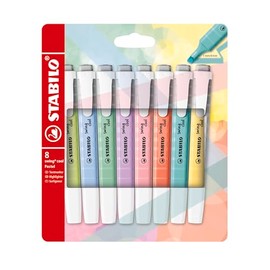 STABILO Highlighter Swing Cool Pastel - portafolios de 8 - Colores surtidos