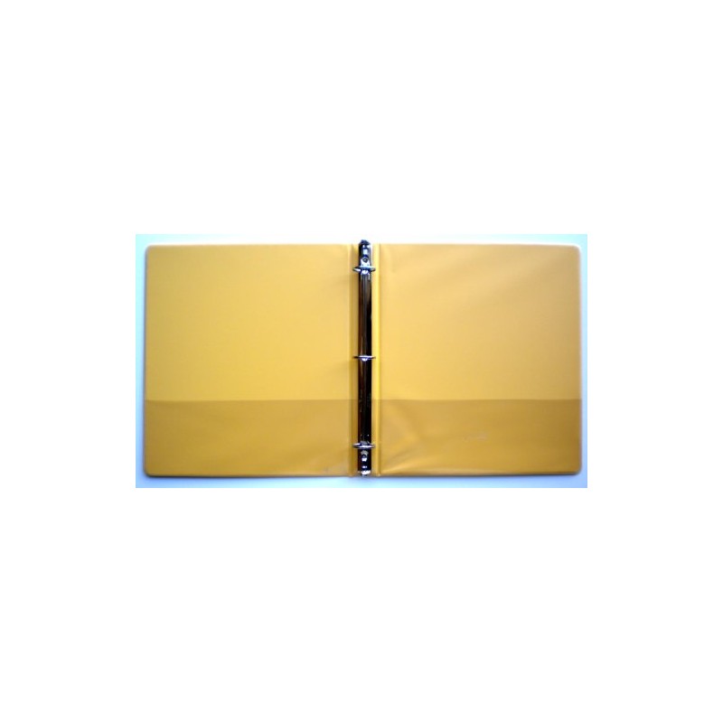 YELLOW 3 RING 1.5" VIEW BINDER 8.5 X 11