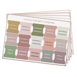 Bible Tabs,75 tabs Bible Index Tabs,Laminated Bible Tabs,Bible Divider Tabs, Easy to Read and Apply Bible Tabs for Women and Man.