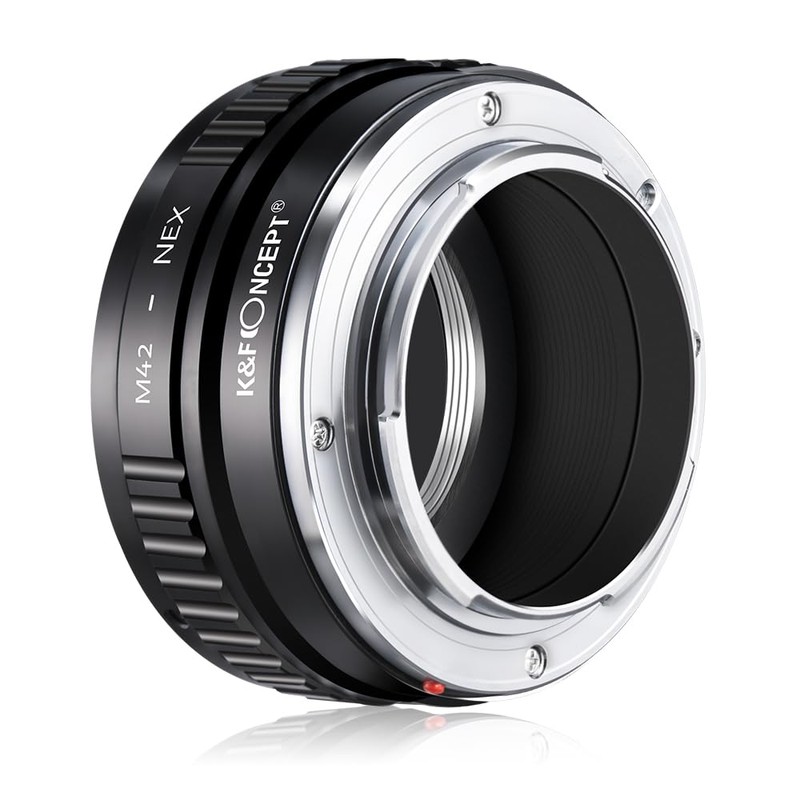 K&F Concept M42 to Sony E Adapter, Copper Manual Lens