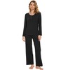 WiWi Viscose from Bamboo Pajama Set for Women 2 Pieces