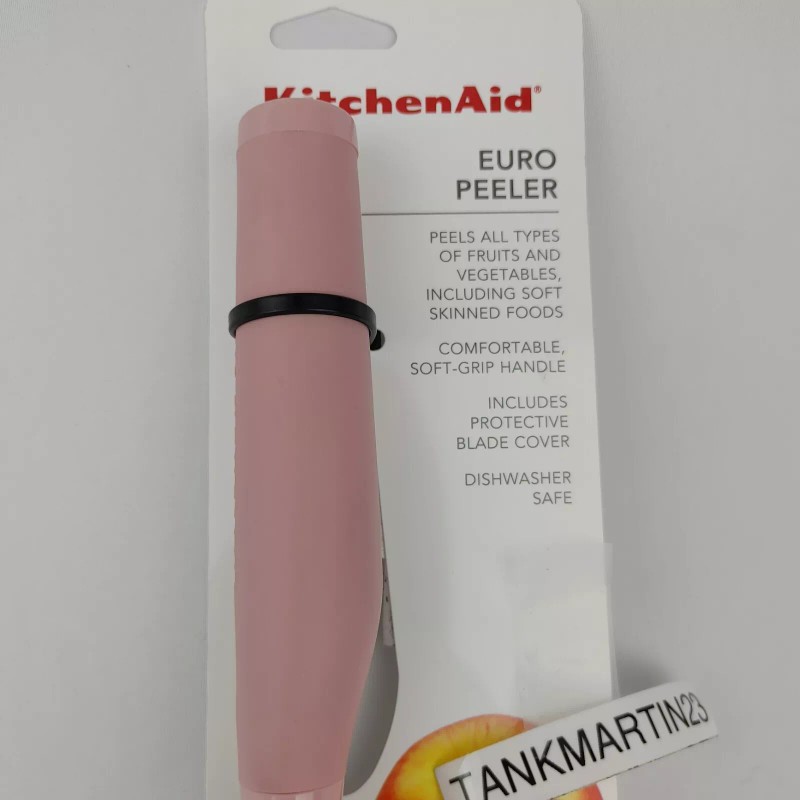 KitchenAid Pink Euro Peeler Potato Veggie Vegetable Fruit KET112OHDRA Soft