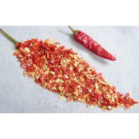 Sicilian Trapani Coarse Sea Salt (Sale Marino) from the Salts of the Earth Collection by Merchant Spice Co. (2 ounces Sicilian Peperoncini Salt)