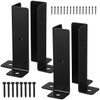 jojofuny 4pcs Heavy Duty Post Anchor Brackets Kit for 4x4