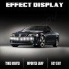 CHUSYYRAY 4pcs White LED Grille Lighting Kit Universal Fit Truck