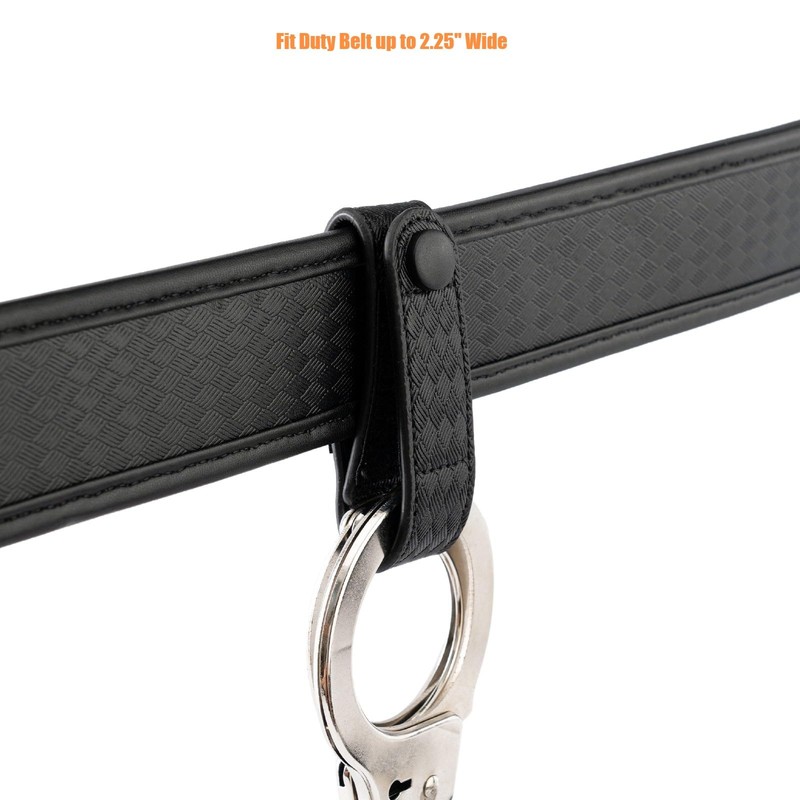 TACNEX Handcuff Strap w/Snap Closure Cuff Holder Nylon Keeper Chain/Hinged