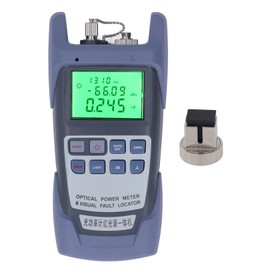 Fiber Optic Cable Tester Integrated High Accuracy 7 Wavelengths Anti Drop ABS Silicone Shell Fiber Tester 20MW