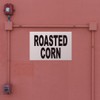 Decal Stickers Multiple Sizes Roasted Corn Black Food Bar Restaurant