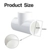 Tee 3way 1-1/2 inch PVC Fittings Corner Cross Elbow for