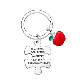Nfyxcaz Teacher Gifts from Students Teacher Appreciation Keyring Teacher Keychain Thank You Gift for Teachers Graduation Gifts for Teacher