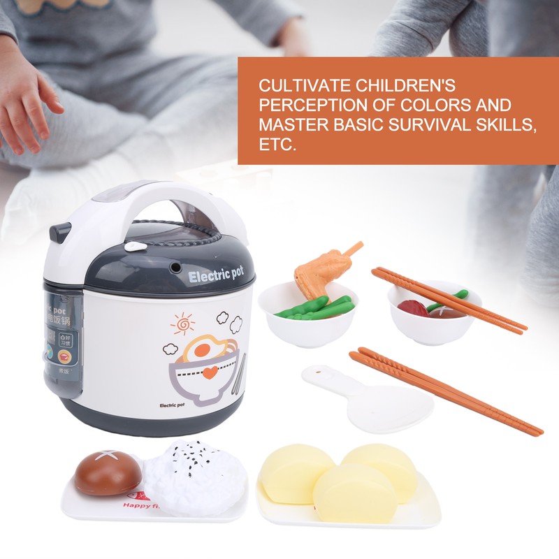 Kids Rice Cooker Toy Plastic Simulation Children Kitchen Cooking Appliances