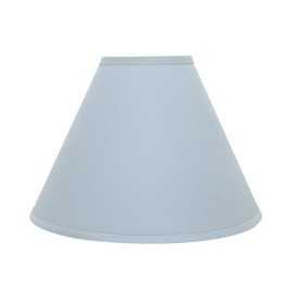 Aspen Creative 32267 Transitional Hardback Empire Shaped Construction Light Blue, 16" Wide (6" x 16" x 12") Spider LAMP Shade