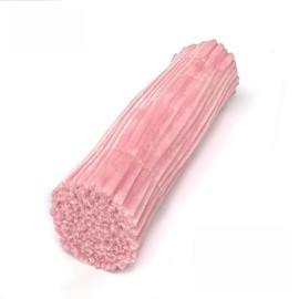 100 Pieces Pipe Cleaners Chenille Stem, Pastel Candy Color Pipe Cleaners Set for Pipe Cleaners DIY Arts Crafts Decorations, Chenille Stems Pipe Cleaners (Pink)