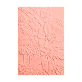 3D Embossing Folder for Card Making Texture Fades Blossom Bloom Floral Plastic Embossing Folder Template for DIY Scrapbooking Paper Crafting Handmade Crafts Scrapbooking Arts Supplies Scrapbook Decor