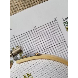 Unbranded Counted Cross Stitch Happy St. Patrick's Day Shamrocks Pattern