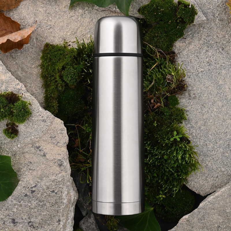 GRÄWE Thermal Flask 0.5 Litres with Click-Clack Seal Smooth