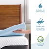 Lucid 2 Inch Mattress Topper King - Gel Infused Memory
