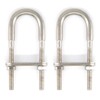 304 Stainless Steel U Bolt Set Marine Boat Deck Hardware