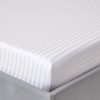 HOMESCAPES White Deep Fitted Sheet (12”) Single 330 TC 500