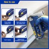 EVERTOOLS 4-in-1 Heavy Duty Staple Gun Kit with 6,000 Staples,