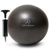 (Black) - Mini Exercise Ball with Pump - 23cm Bender