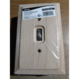 Amerelle 6 Amerelle Decor Baker Unfinished Solid Wood Wallplate 180TVP