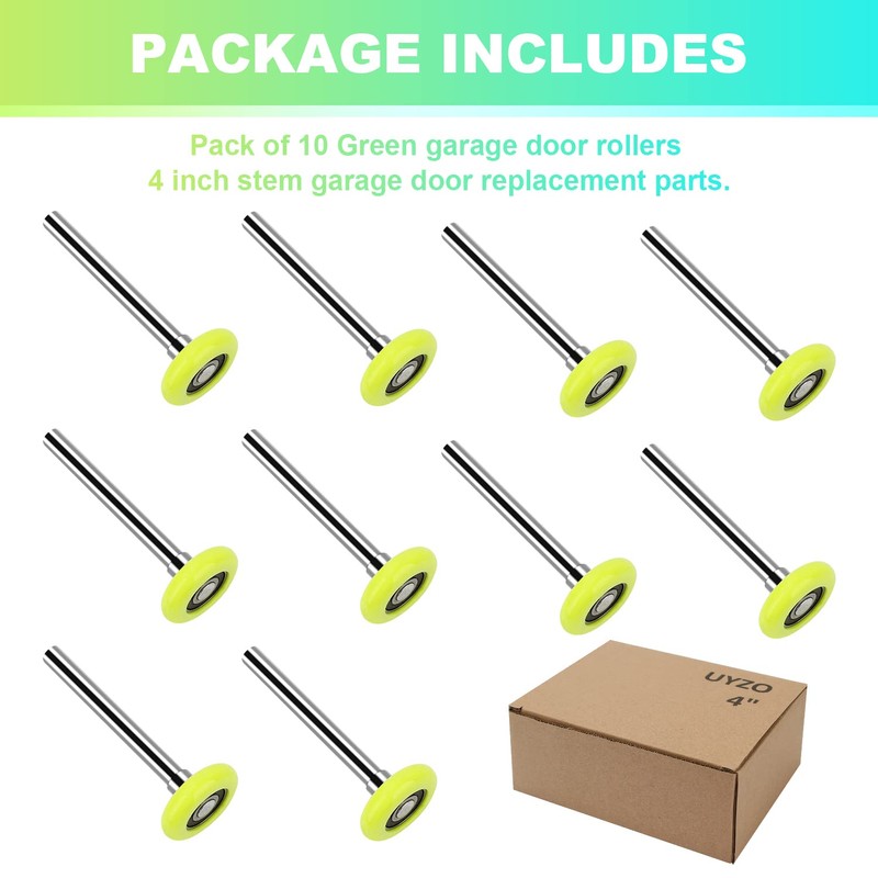 6200ZZ Quiet Garage Door Rollers Bearing Nylon Garage Door Roller