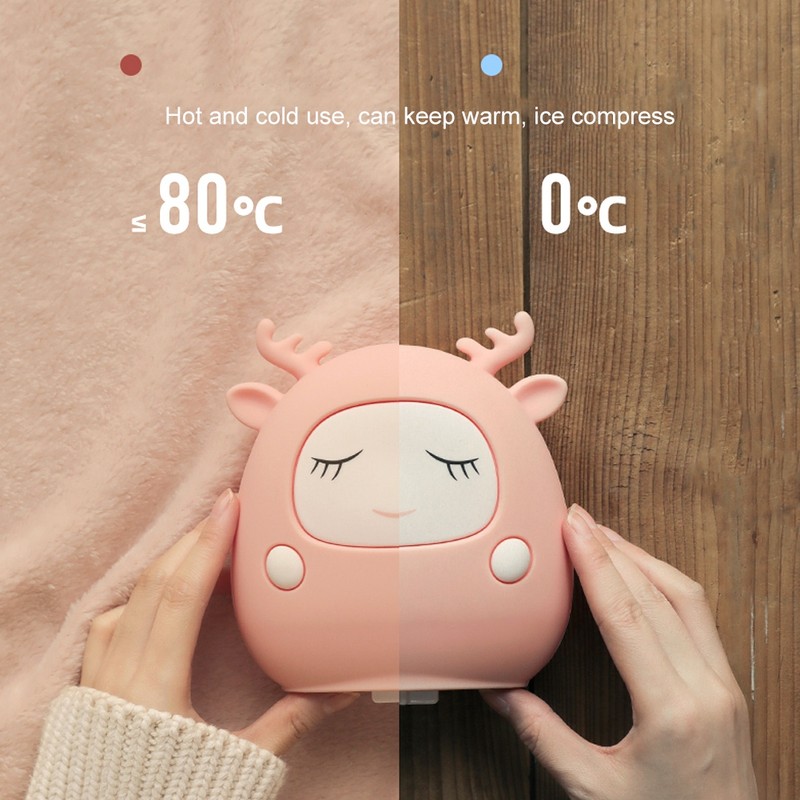 Cartoon Hot Water Bottle Bag Warm Hand Feet Warmer Water