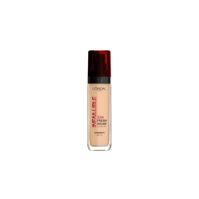 L'Oréal Paris Infallible Liquid Foundation Full Coverage, 225 Beige Sand