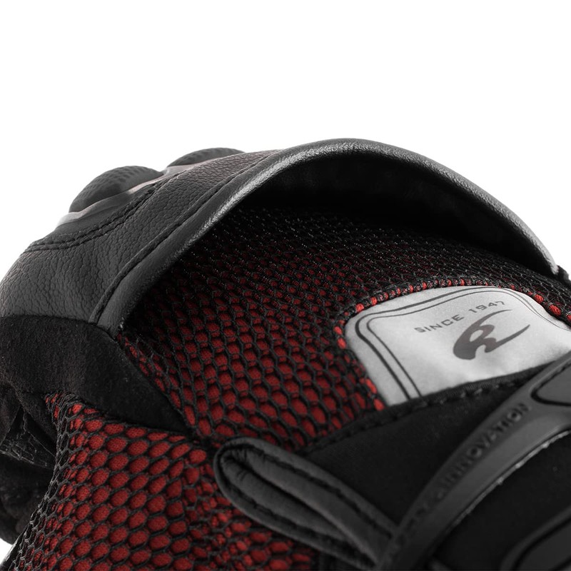 Komine GK-2153 Protective 3D Mesh Gloves for Motorcycles, Black, L