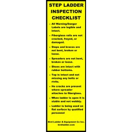 Stepladder Inspection Label Kit 10 Pack