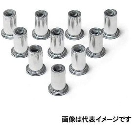 STRAIGHT 12-835 Nut Rivet, Aluminum, 10 Pieces, M5 x 0.8