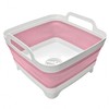 Collapsible Wash Basin 9L, Foldable Dish Tub with Drain Plug,