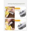 Mini Bag Sealer, USB-C rechargeable Bag Sealer, 2 in 1